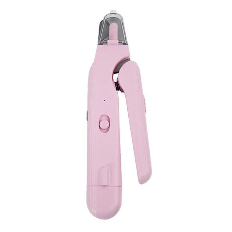 Spactz Pink Pet Led Nail Clipper Type-C Charging Port Universal Polisher