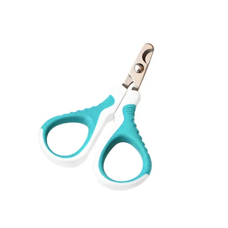 Blue Stainless Steel Pet Nail Clippers Straight Elbow Clippers Size 6.5