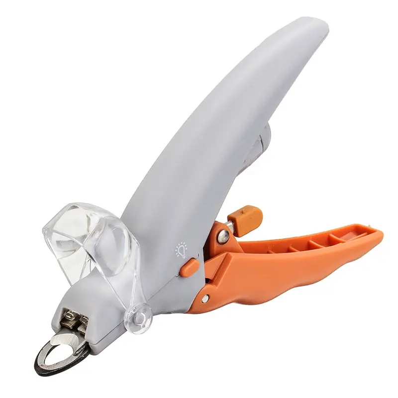 Light Illuminated Pet Nail Clipper For Cats And Dogs Trimmer Grinder Grooming