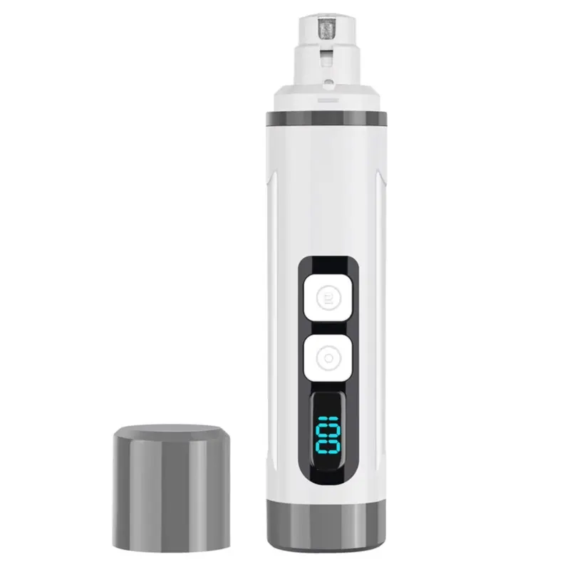 White Dog Nail Grinder Speed Electric Rechargeable Pet Nail Trimmer Size 1