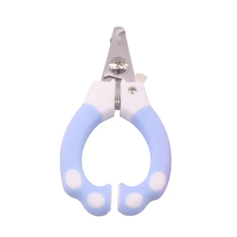 Blue 3Set New Pet Bent Handle Nail Clipper With File Size 3
