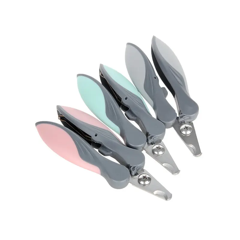 Hkhbjs Grey ( L) Pet Cat Dog Nail Clipper Nail Claw Cutter Stainless