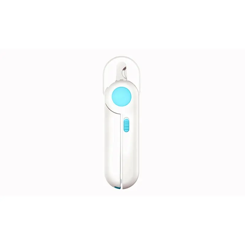 Led Cat Nail Clipper Kit - Stainless Steel, Safe Trimming, Pink Or Blue | Wowcher