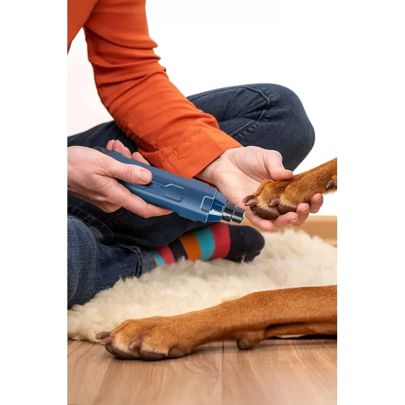 Living And Home Unisex Blue Rechargeable Pet Nail Grinder