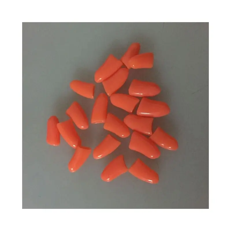 (Orangeyellow, M) 20Pcs Pet Dog Cat Nail Caps Claw Paws Protect Size 20