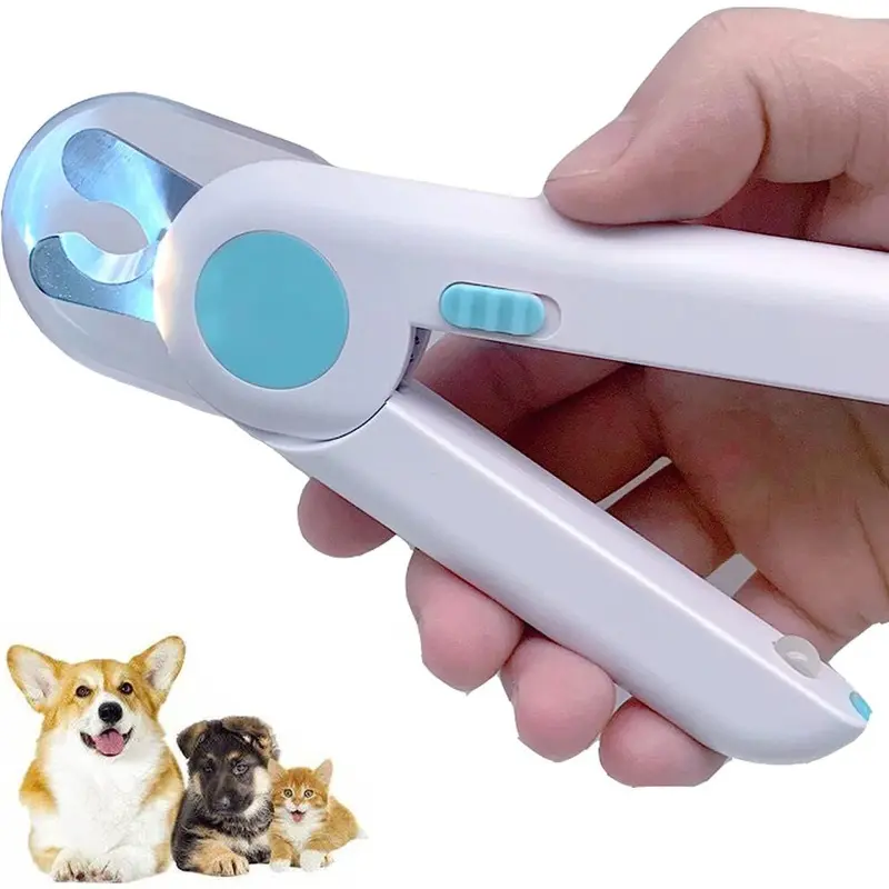 New Gopatriot Memory Dog Nail Scissors With Led Pet Nail Clippers And Trimmers Light