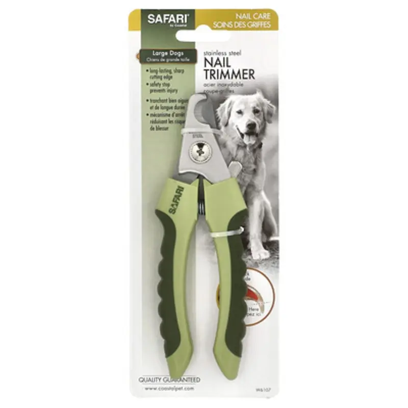 Safari , Stainless Steel Nail Trimmer, Large Dogs, 1 Tool