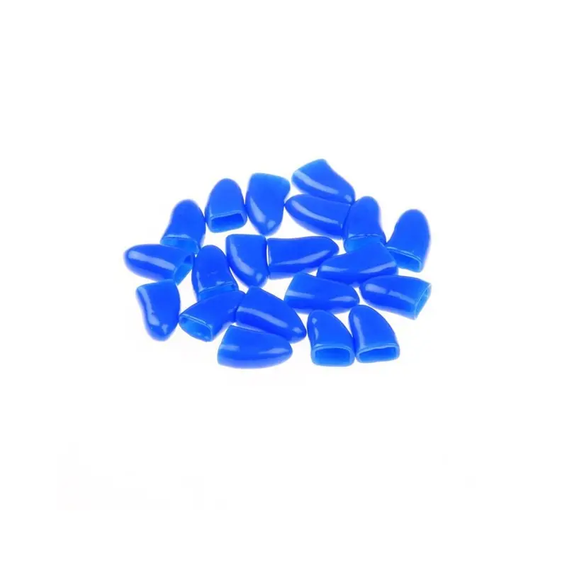 Blue (, M) 20Pcs Pet Dog Cat Nail Caps Claw Paws Protect Size 20