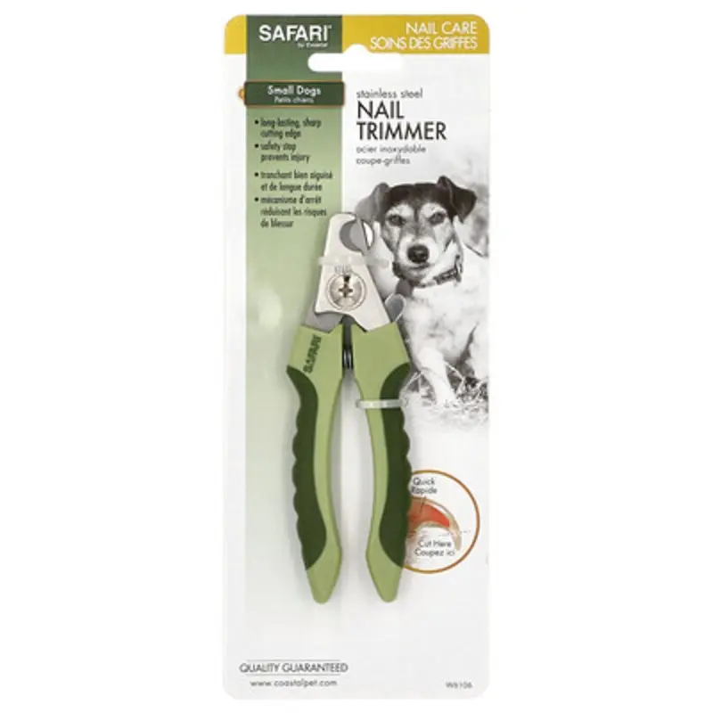 Safari , Stainless Steel Nail Trimmer, Small Dogs, 1 Tool