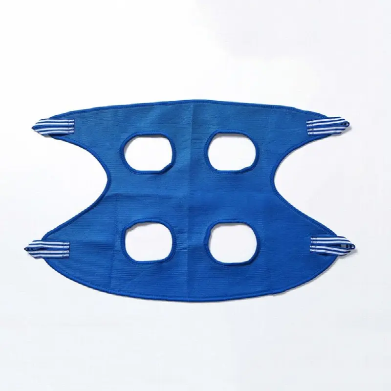 Blue Durable Pet Grooming Hammock For Safe And Easy Nail Clipping Of Dogs And Cats