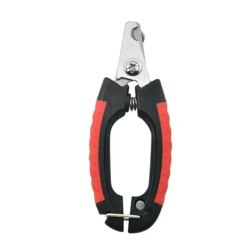 New (Red) Stainless Steel Dogs Nail Clipper Red