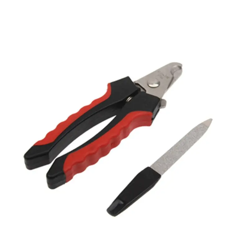 Dsport Black Pet Nail Scissors And Paw Nail File Tool Set(Black) Size 1
