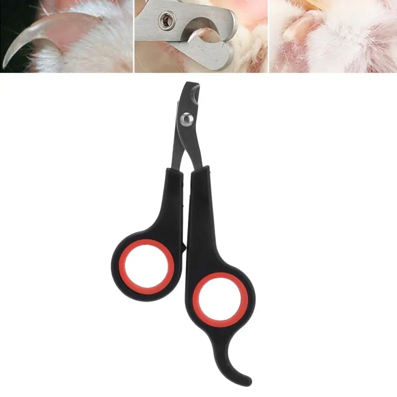 Pet Stainless Steel Nail Clipper Dog Cat Avoid OverCutting Nail Trimmer Safety Guard