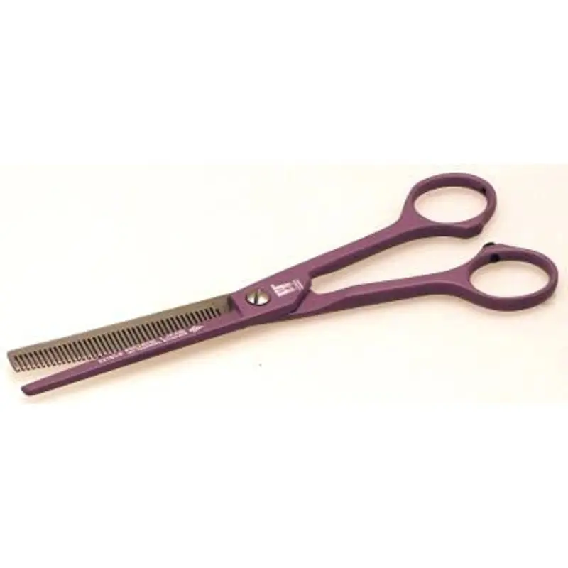 Roseline 82193P Purple Fine-Toothed, Single-Serrated thinning Scissors