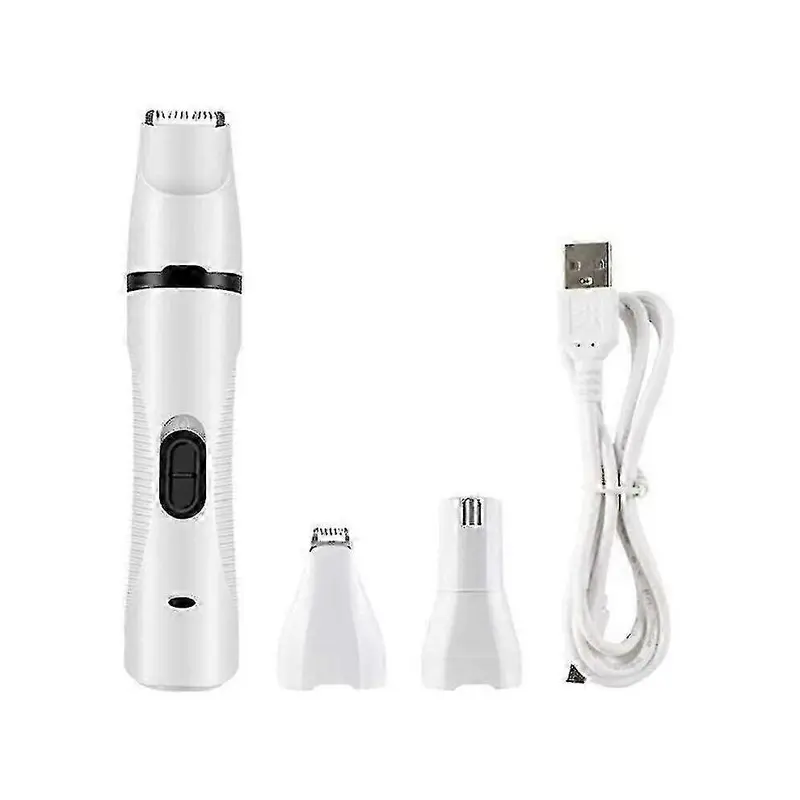 (As Show, One ) 3-In-1 Pet Hair Trimmer Usb Rechargeable 3In