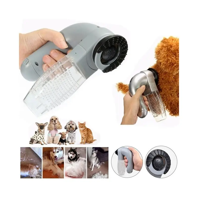 Electric Hair Grooming Vacuum Cleaner Fur Shedding Remover Trimmer Dog Puppy Cat Pet