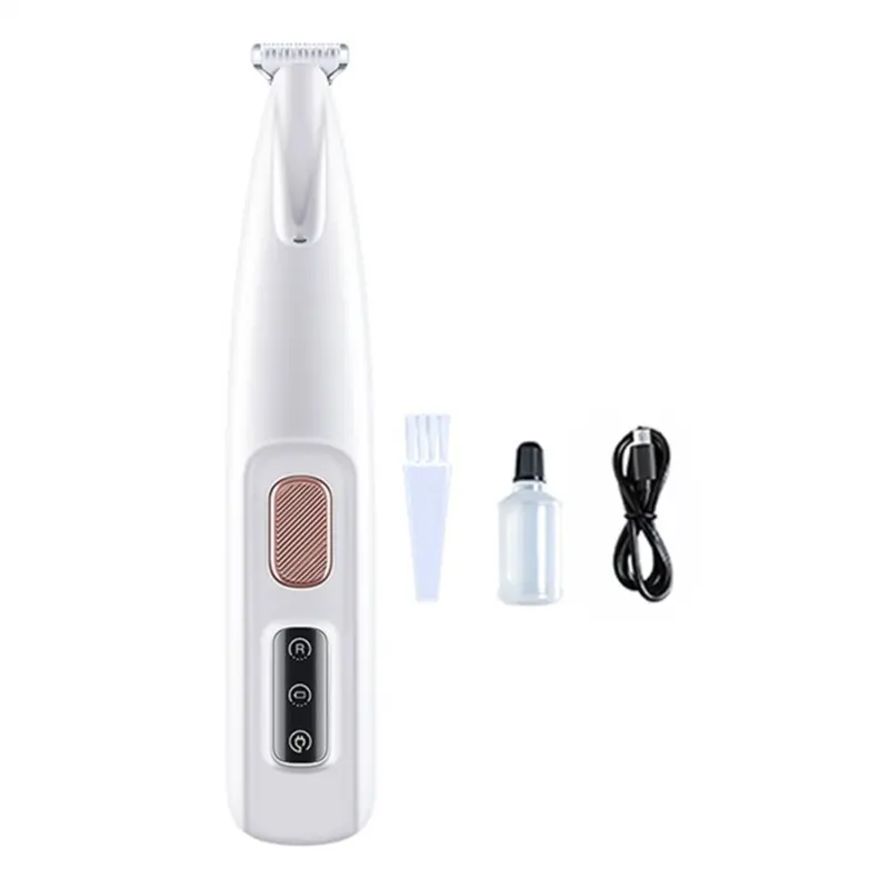 Light Portable Dog Claw Trimmer With Led Cordless Pet Hair Shaver