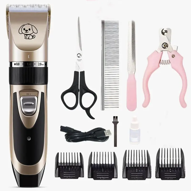 True Face Pet Clippers For Dogs Low Noise Dog Grooming Clippers Rechargeable