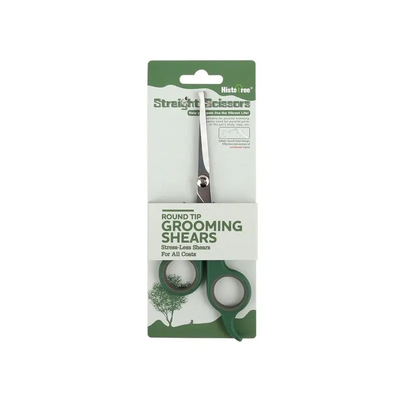 Green (Olive L) Pet Scissors Beauty Pet Trimming Cat Scissors Scissors