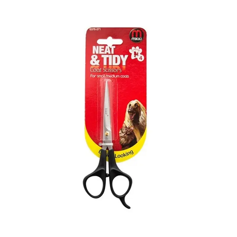 Mikki Neat & Tidy Coat Scissors For Cats & Dogs Medium