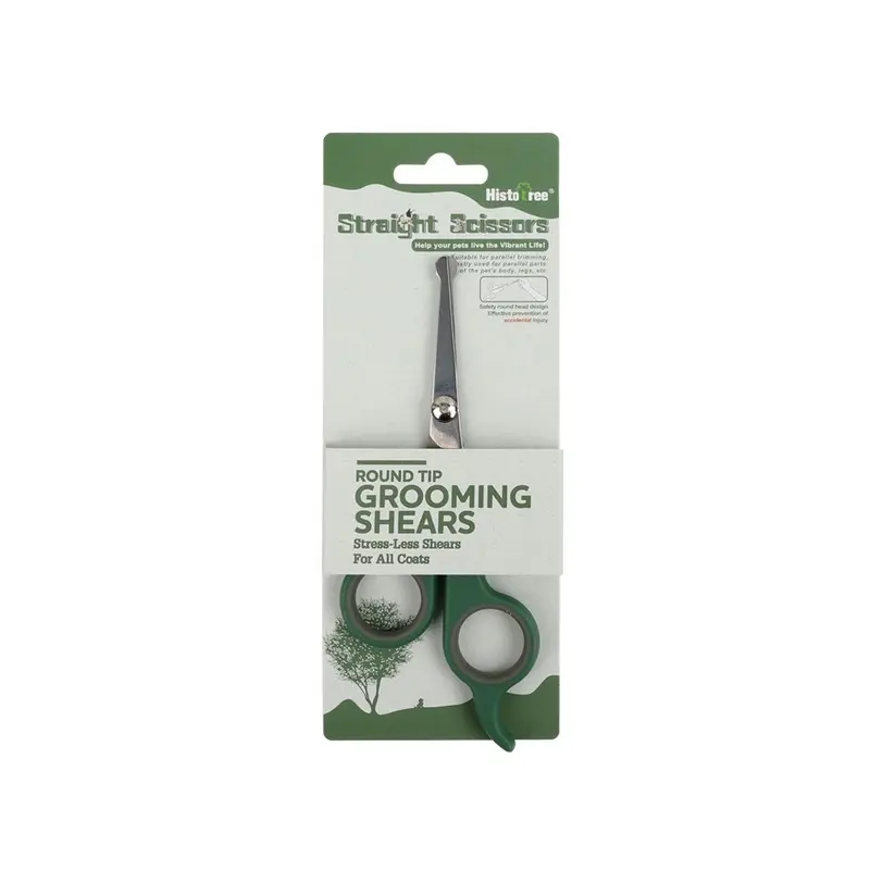 Green (Olive S) Pet Scissors Beauty Pet Trimming Cat Scissors Scissors