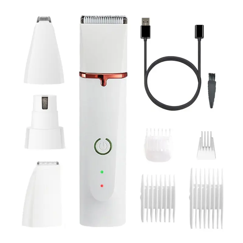 Markenlos Professional Silent Cat Dog Hair Trimmer Paws Nail Grinder Cutter Small