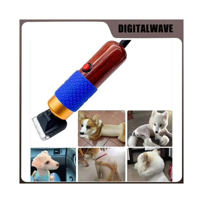 (UK)Professional Dog Clipper 200W Electric Scissors Pet Clipper Trimmer Shaver