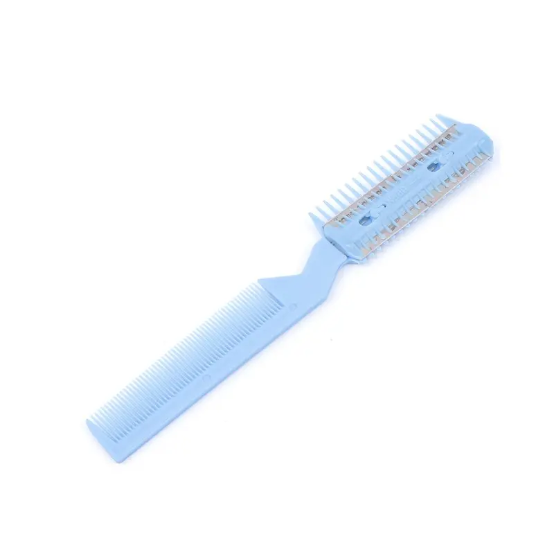 Blue (Blue) 1Pc Pet Dog Cat Hair Clipper Comb Cutting With Two Blades. Size 1