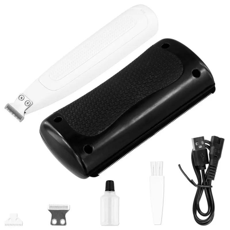 Nivofu Pet Grooming Kit, Usb Rechargeable Paw Trimmer & Deshedding Brush