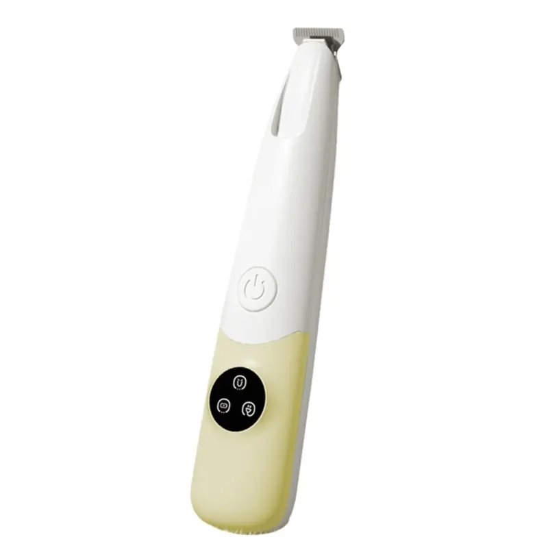 Yellow Electric Hair Trimmer Cats And Dogs Universal Pet Shaving Tool