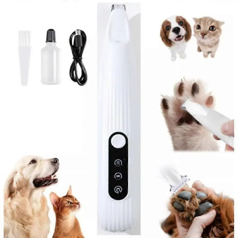 Pet Electric Shaver For Toes Paw Pads Ears Face Trimmer Clipper For Dog Cat Size 1