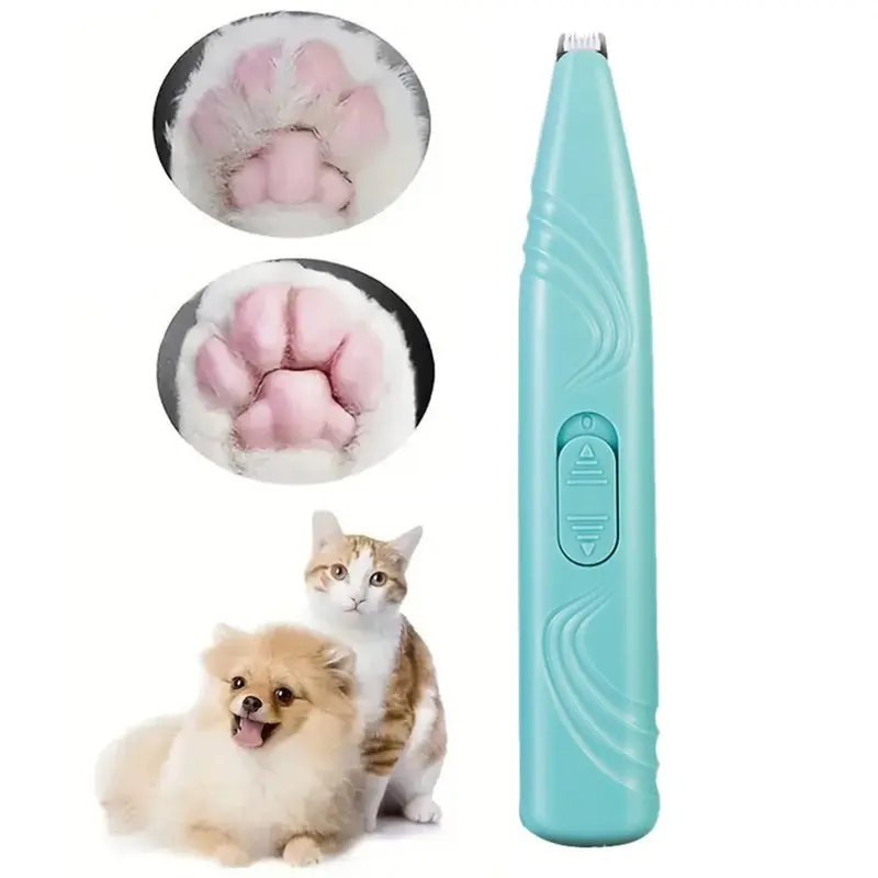 Zeuxo Blue Cordless Electric Pet Trimmer, Dog And Cat Claw Trimmer