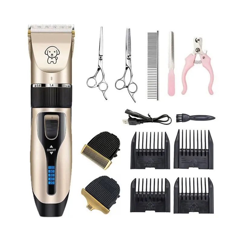 (Power-F) Electric pet clipper dog hair clipper dog reach trimmer hair cut