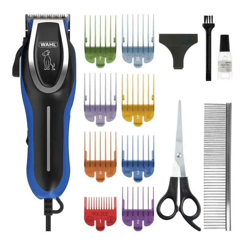 Wahl U-Clip Dog Hair Clipper - Blue & Black, Blue,Black