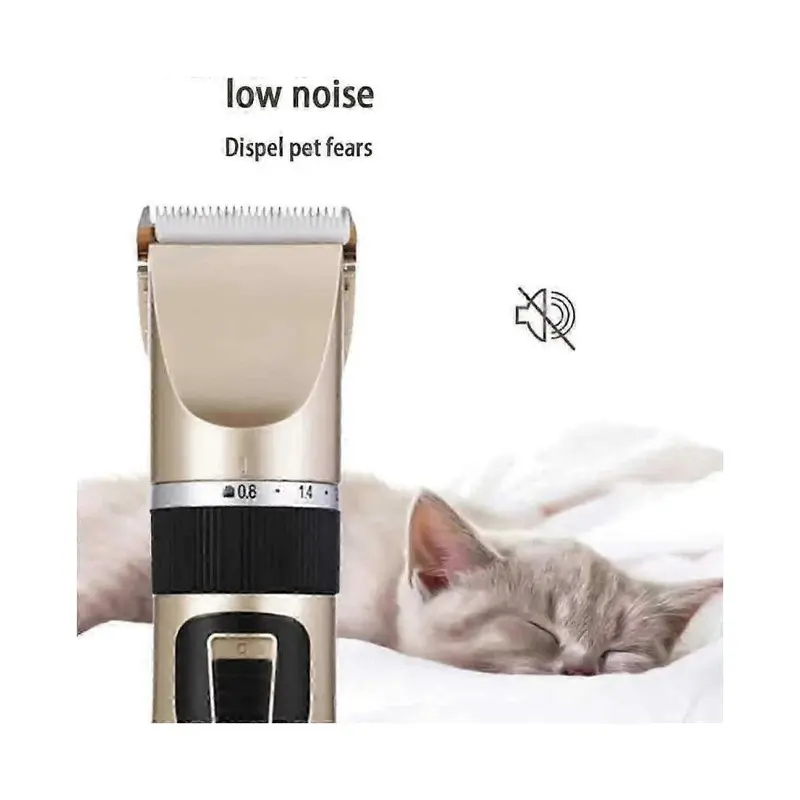 Electric Pet Hair Clipper with Grooming Brush - Ideal for Dogs and Other Animals
