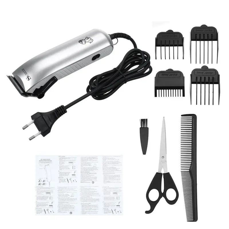 Electric Professional Pet Dog Hair Trimmer Grooming Clippers Scissor Cutter