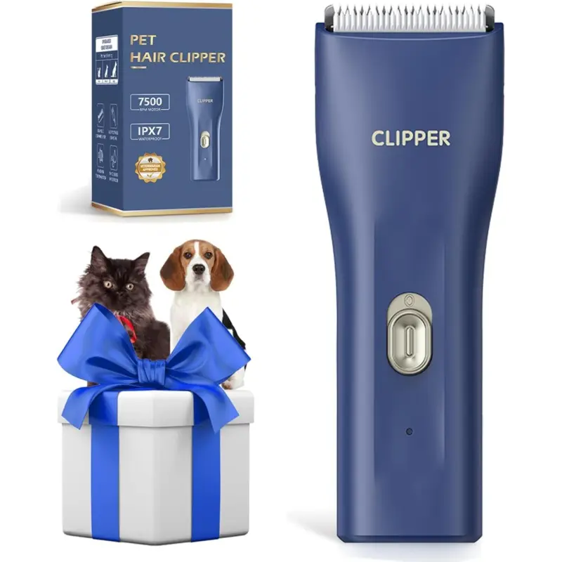 Openbeauty Rechargeable Pet Clippers For Thick Hair Dogs, Cats & Horses Grooming