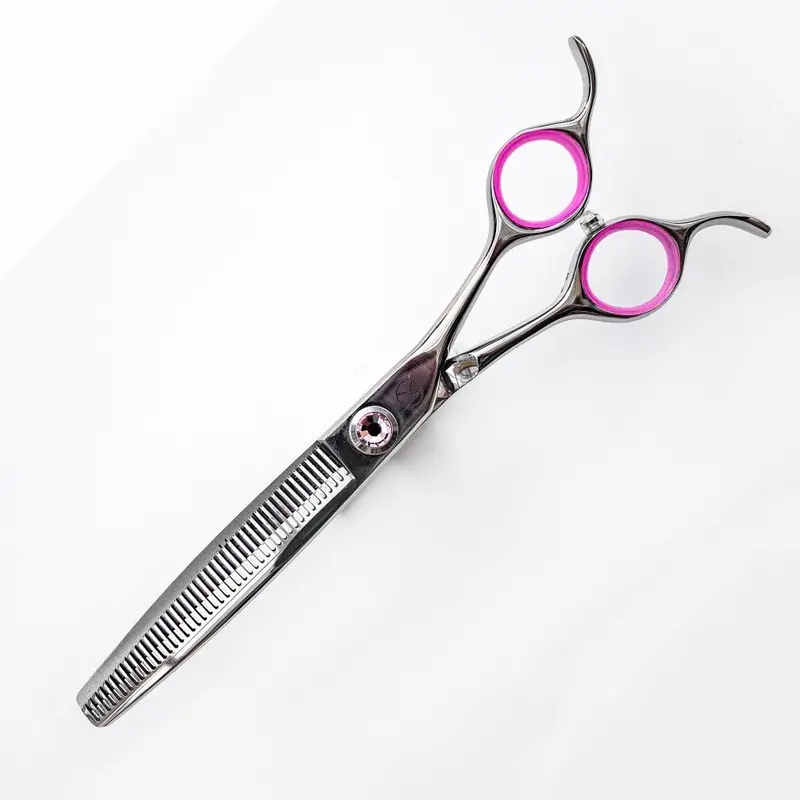 Kanpeki Curved Pink 6.5" 45T Thinning Scissors