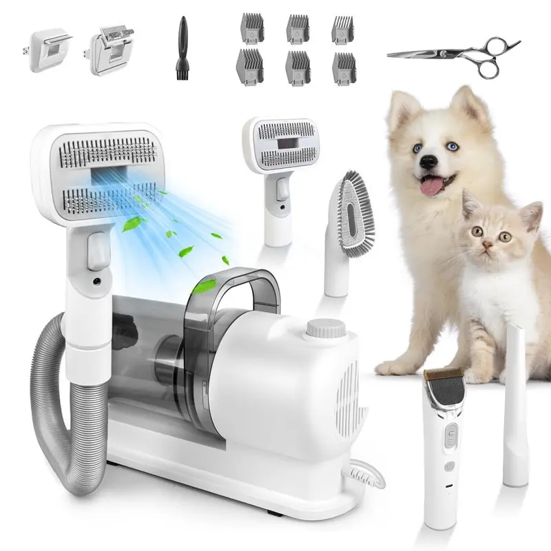 7In1 Dog Grooming Vacuum, Cup, 10000Pa, Low Noise 2.5L