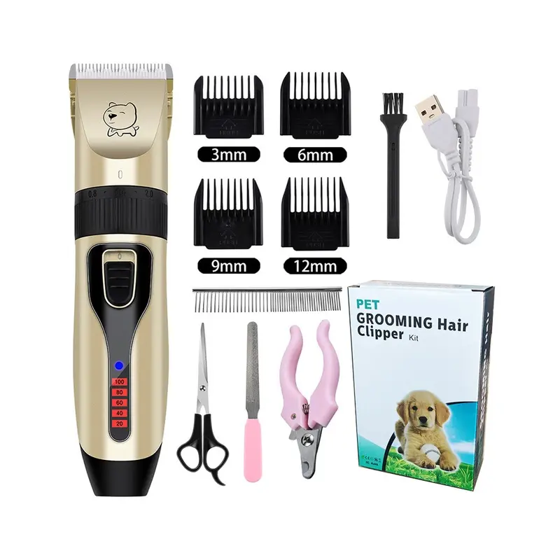 (Digital Suit A)Electric Dog Clippers Professional pet hair clipper