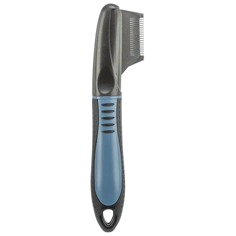 Trixie Fine Coat Comb Trimmer, Stainless Steel, Dogs, Black