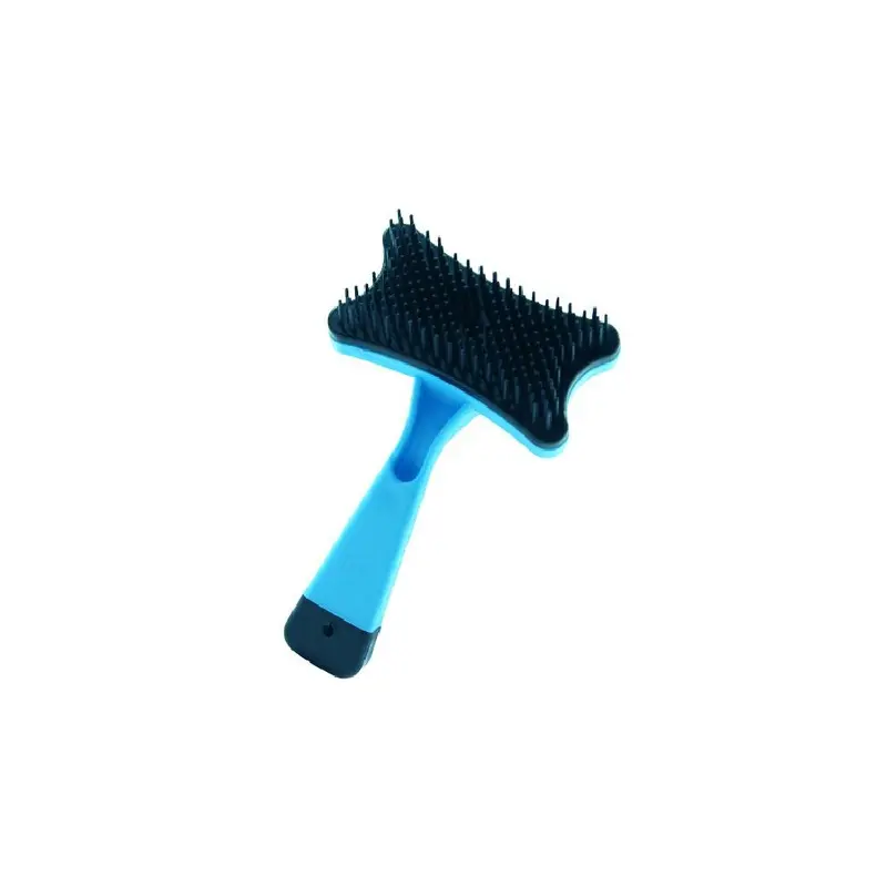 Blue (Blue) Multifunction Dog Pet Cat Puppy Hair Shedding Grooming Trimmer Brush Comb
