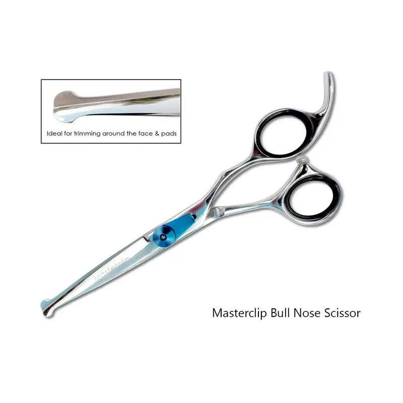 Dog Grooming Scissors Essentials Right Handed Bull Nose Safety Scissor