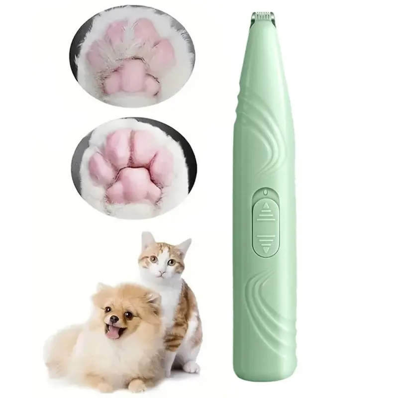 Zeuxo Green Cordless Electric Pet Trimmer, Dog And Cat Claw Trimmer