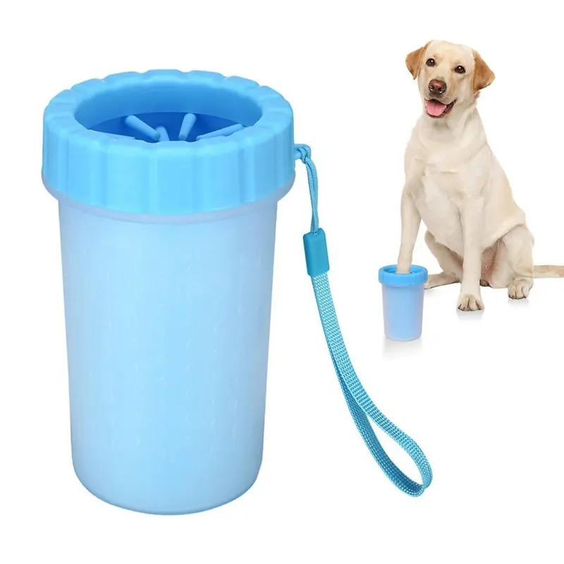 Blue (, S) Dog Paw Washer Dog Paw Cleaner Pet Foot Washing Cup Pet Supplies