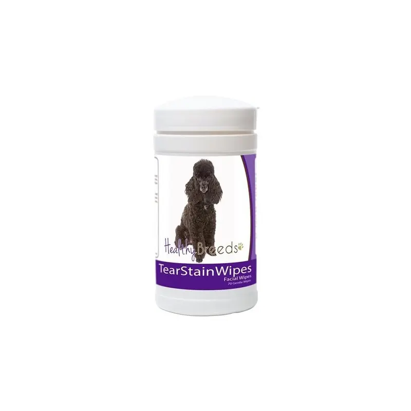 Healthy Breeds 840235152125 Poodle Tear Stain Wipes