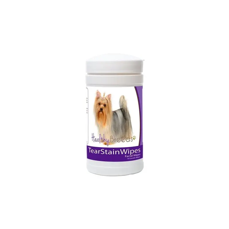 Healthy Breeds 840235153108 Yorkshire Terrier Tear Stain Wipes