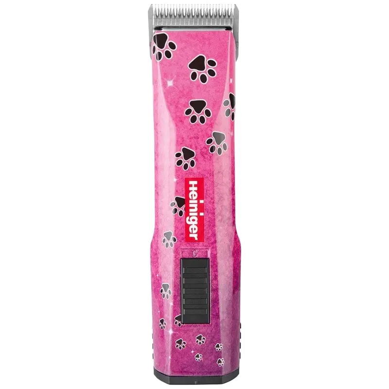 Heiniger Saphir Style Pink Paws Design Clipper