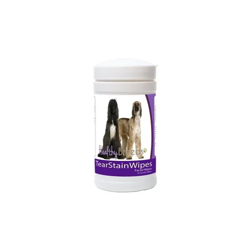 Pamperedpets Afghan Hound Tear Stain Wipes