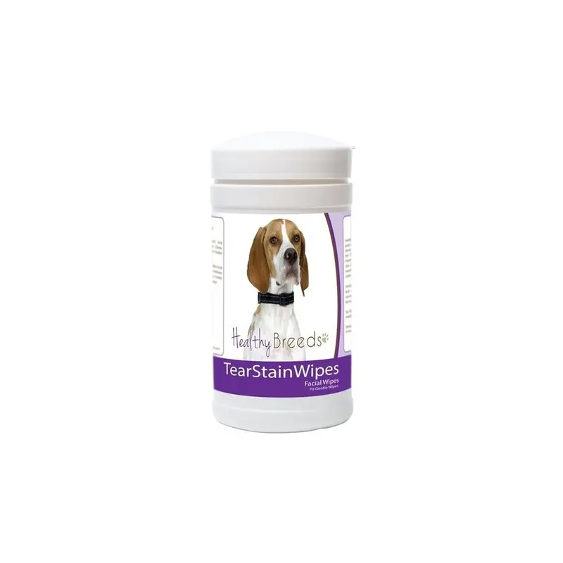 Healthy Breeds 840235177081 English Pointer Tear Stain Wipes - 70 Count